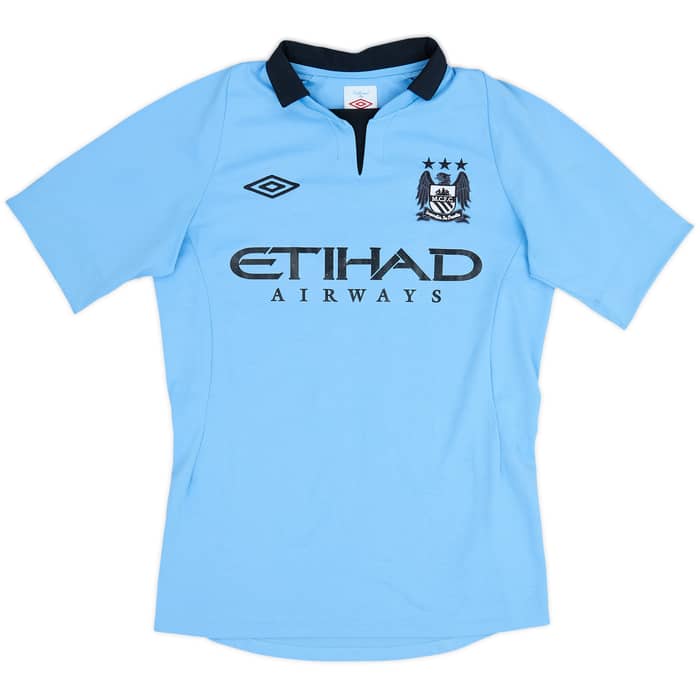 2012-13 Manchester City Home Shirt Kun Aguero #16 - 6/10 - (S)
