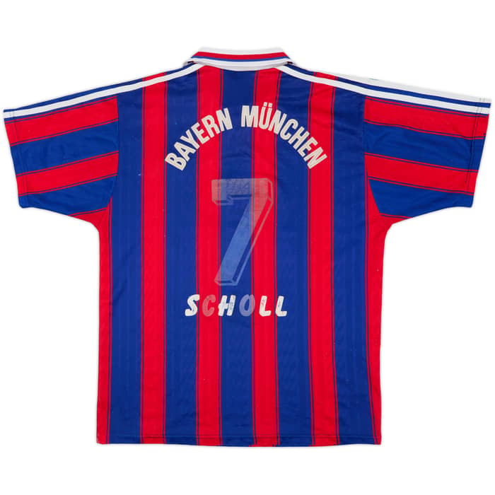 Camiseta de local del Bayern Munich 1995-97 Scholl #7 - 4/10 - (M)
