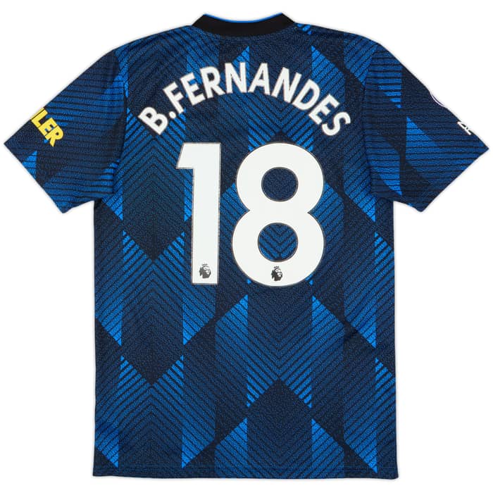 2021-22 Manchester United Tercera Camiseta B.Fernandes #18 - 5/10 - (S)