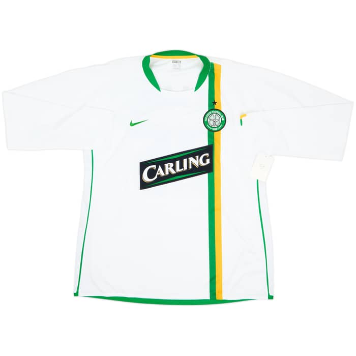 2006-08 Celtic Player Issue European L/S Shirt Nakamura #25 (XL)