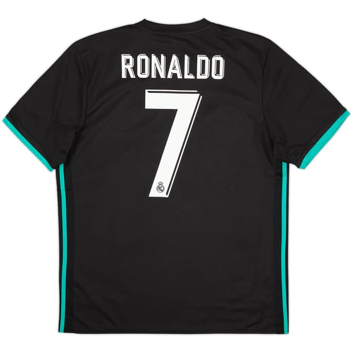 2017-18 Real Madrid Camiseta de Visitante Ronaldo #7 (L)