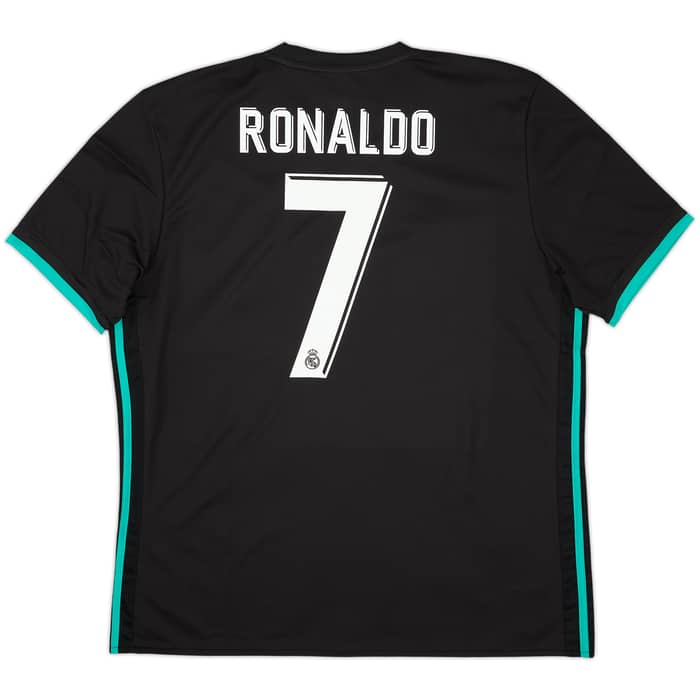 2017-18 Real Madrid Camiseta Visitante Ronaldo #7 (XL)