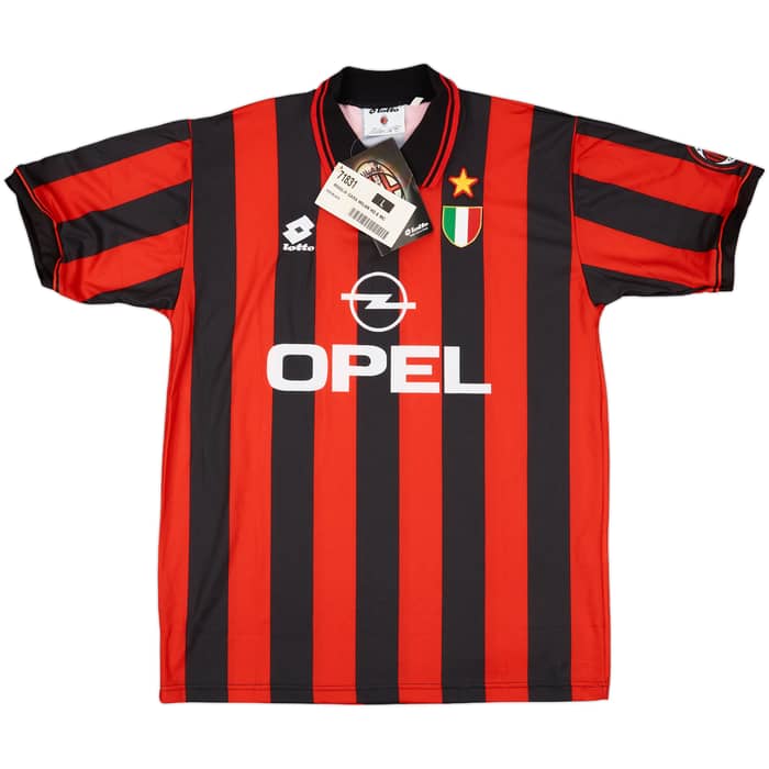 1996-97 AC Milan Home Shirt Weah #9 (L)