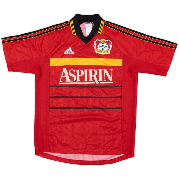 1998-00 Bayer Leverkusen Home Shirt Ballack #13 - 8/10 - (Y)