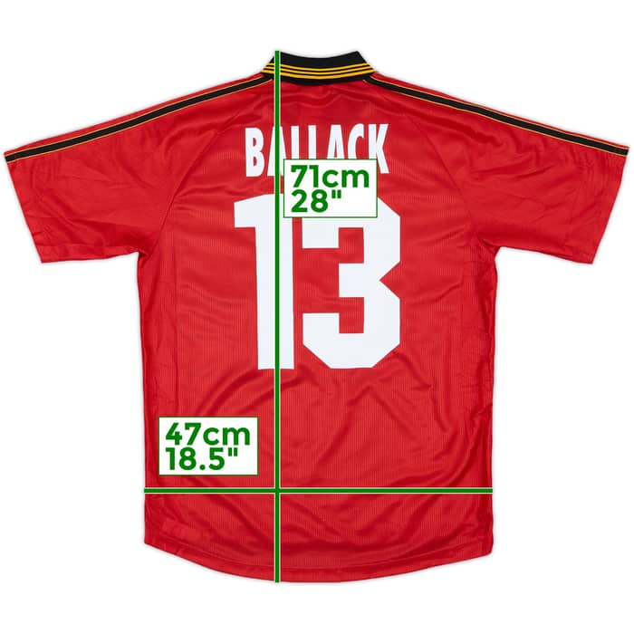 1998-00 Bayer Leverkusen Home Shirt Ballack #13 - 8/10 - (Y)