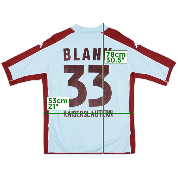 2005-06 Kaiserslautern Away Shirt Blank #33 - 6/10 - (4XL)