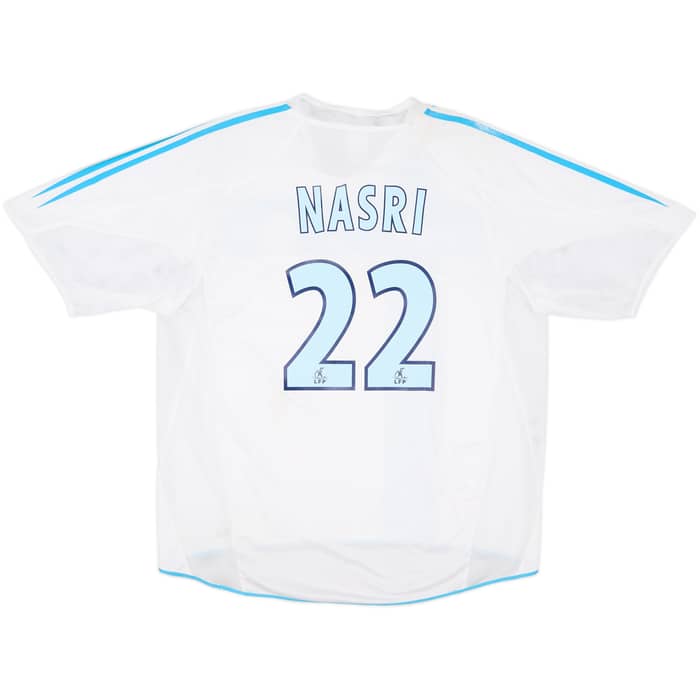 2004-05 Olympique Marseille Home Shirt Nasri #22 - 5/10 - (XL)