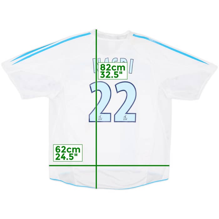 2004-05 Olympique Marseille Home Shirt Nasri #22 - 5/10 - (XL)