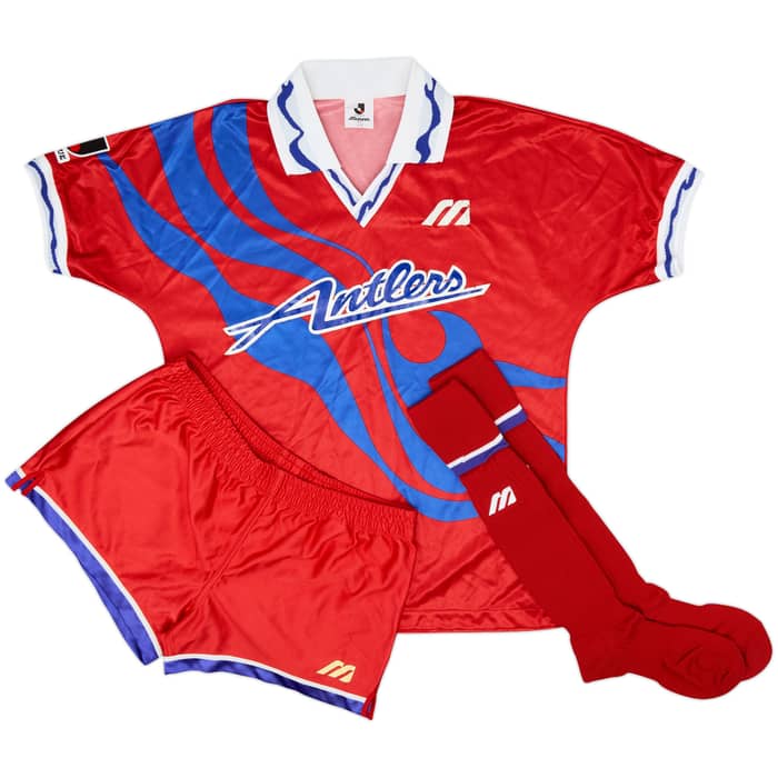 1993-94 Kashima Antlers Home Full Kit - 8/10 - (L)