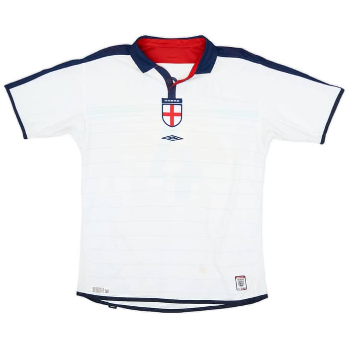 2003-05 England Home Shirt Gerrard #4 - 8/10 - (S)