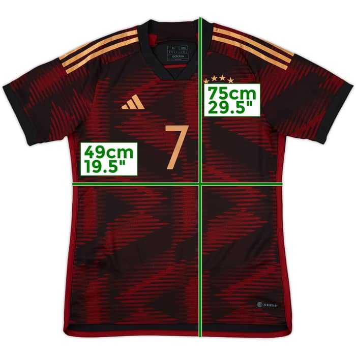 2022-23 Germany Away Shirt Havertz #7 - 10/10 - (M)