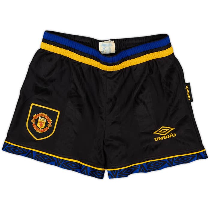 1993-95 Manchester United Away Full Kit - 6/10 - (L.Boys)