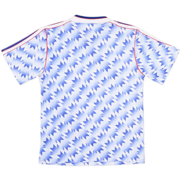 1990-92 Manchester United Away Shirt & Shorts - 8/10 - (S.Boys)