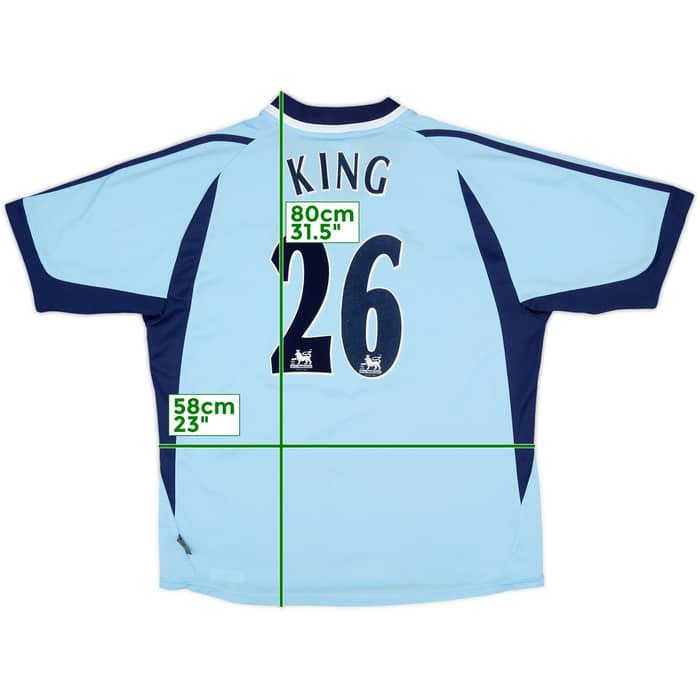 2001-02 Tottenham Away Shirt King #26 - 8/10 - (XL)