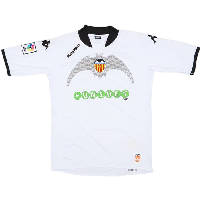 2009-10 Valencia Home Shirt Silva #21 - 7/10 - (L)