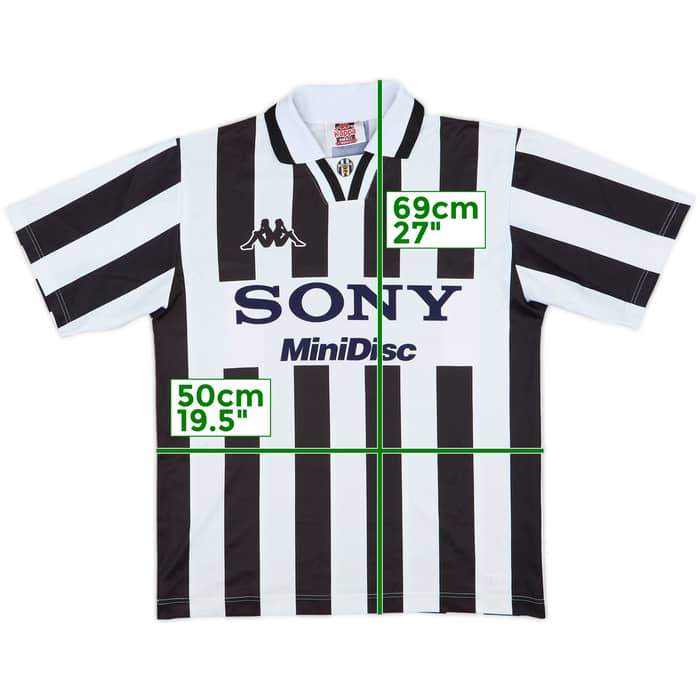 1995-97 Juventus Basic Home Shirt #9 - 6/10 - (S)