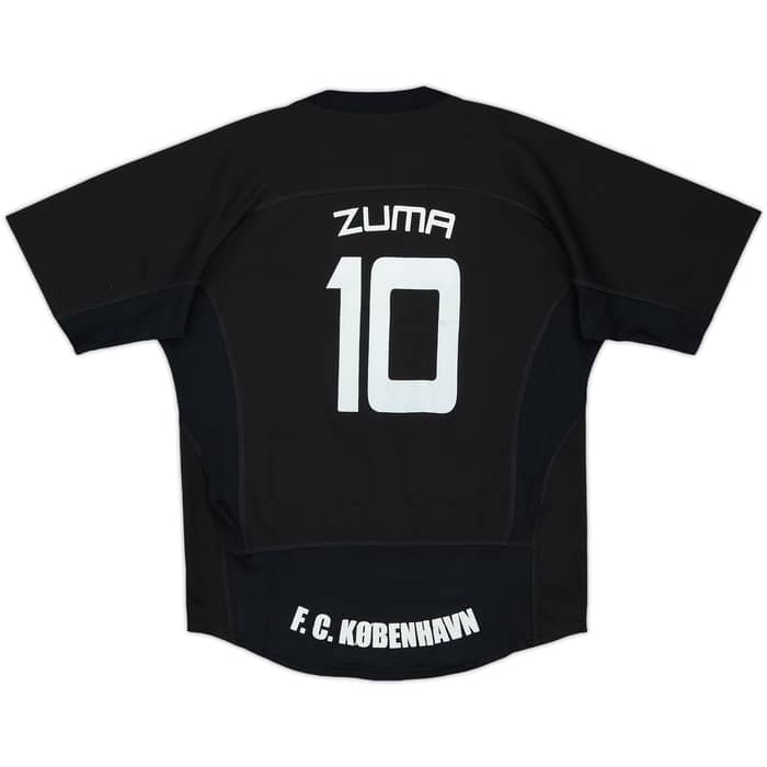 2003-04 FC Copenhagen Away Shirt Zuma #10 - 7/10 - (L.Boys)