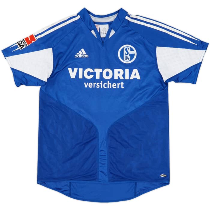 2004-05 Schalke Home Shirt Lincoln #10 - 6/10 - (XL.Boys)