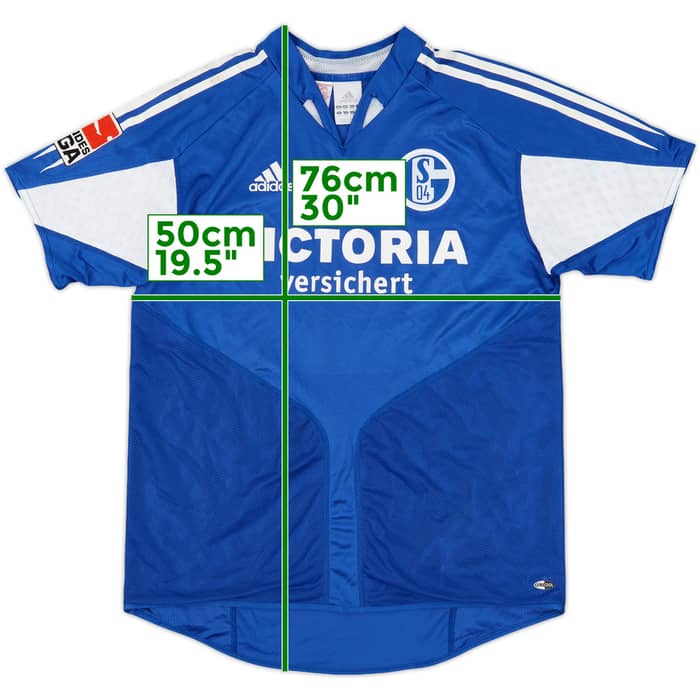 2004-05 Schalke Home Shirt Lincoln #10 - 6/10 - (XL.Boys)