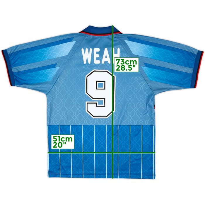 1995-96 AC Milan Fourth Shirt Weah #9 (M)
