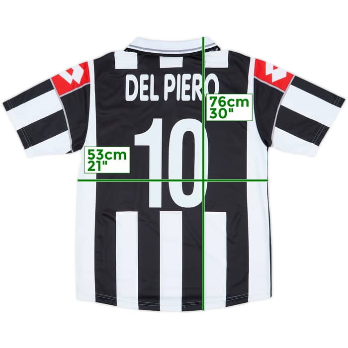 2000-01 Juventus Home Shirt Del Piero #10 (M)