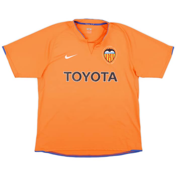 2007-08 Valencia Match Issue Away Shirt #15