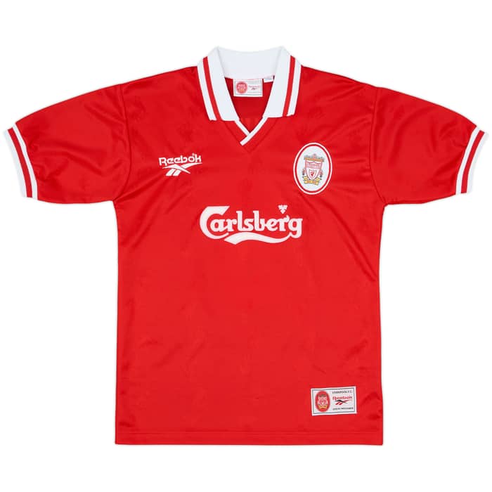 1996-98 Liverpool Home Shirt Fowler #9 - 9/10 - (Y)