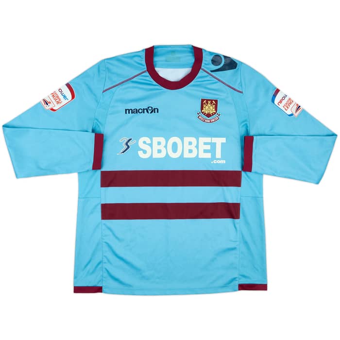 2011-12 West Ham Away L/S Shirt Young #17 - 6/10 - (L)