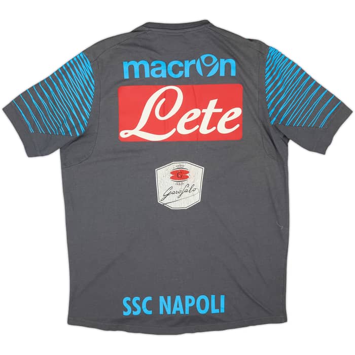 2014-15 Napoli Player Issue Macron Cotton Tee #1 - 5/10 - (L)