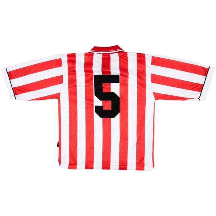 1996-98 Brentford Match Issue Home Shirt #5