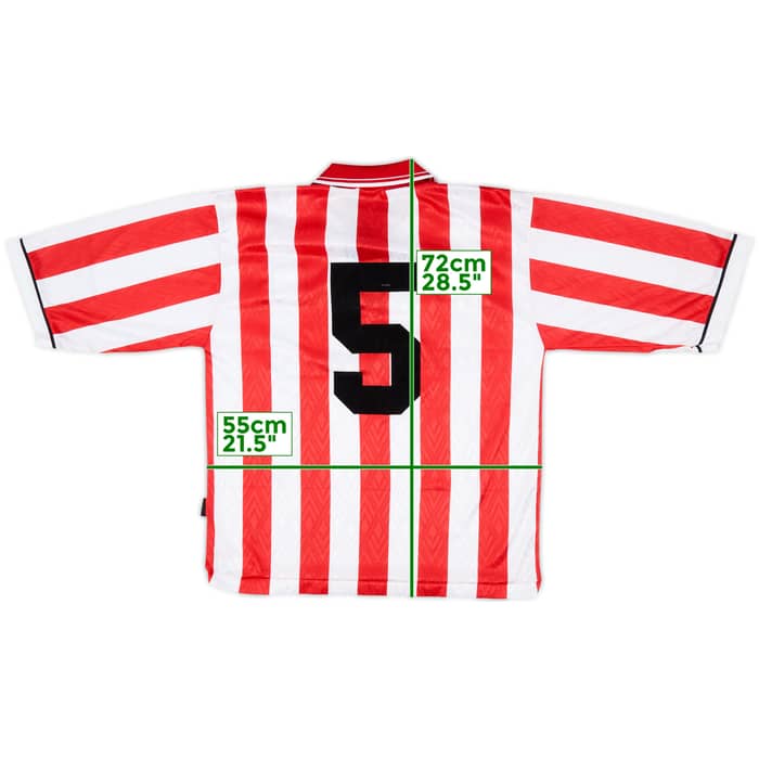1996-98 Brentford Match Issue Home Shirt #5