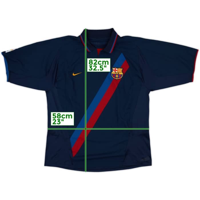 2003-04 Barcelona Third Shirt Ronaldinho #10 - 9/10 - (XL)