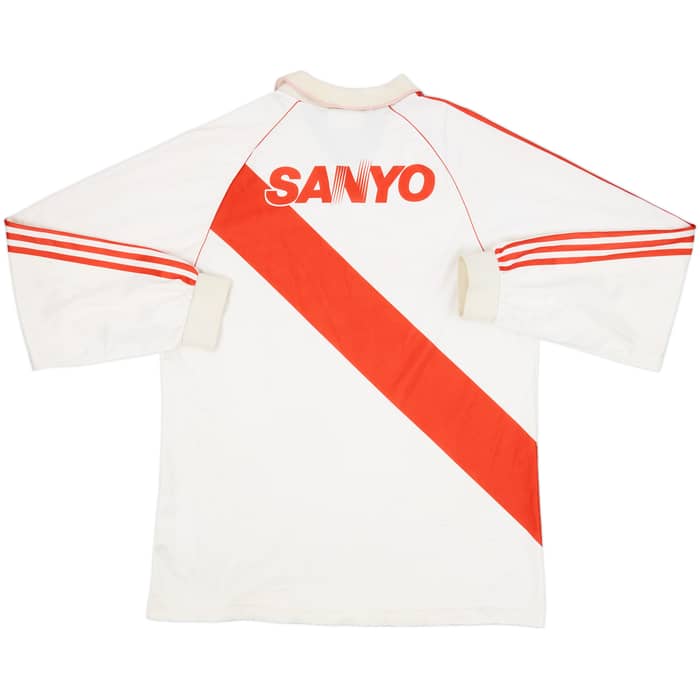 1992-94 River Plate Home L/S Shirt - 4/10 - (XL)