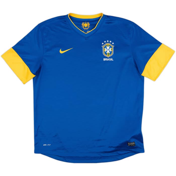 2012-13 Brazil Away Shirt - 9/10 - (XL)