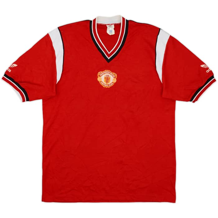 1984-86 Manchester United Home Shirt - 8/10 - (L)