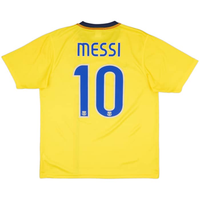 2008-10 Barcelona Basic Away Shirt Messi #10 - 8/10 - (M)