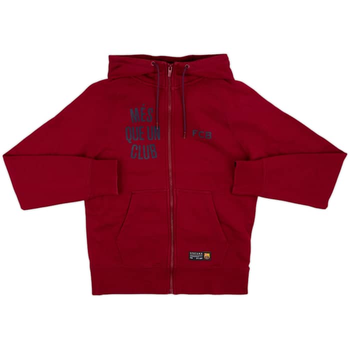 2015-16 Barcelona Nike Hooded Track Jacket - 9/10 - (S)