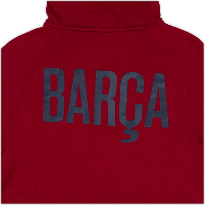 2015-16 Barcelona Nike Hooded Track Jacket - 9/10 - (S)