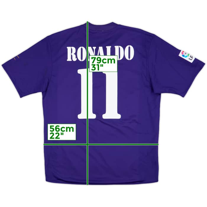 2002-03 Real Madrid Centenary Third Shirt Ronaldo #11 - 7/10 - (L)
