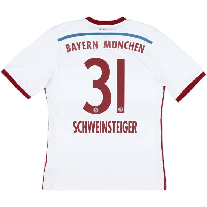 2014-15 Bayern Munich Away Shirt Schweinsteiger #31 - 5/10 - (M)