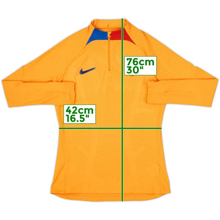 2022-23 Barcelona Nike 1/4 Zip Training Top - 6/10 - (M)