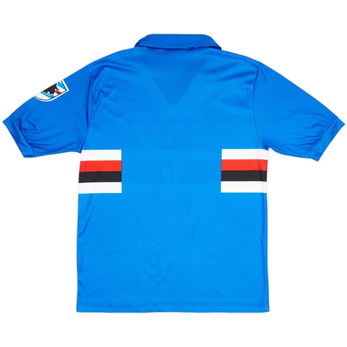 1990-92 Sampdoria Home Shirt - 8/10 - (L)