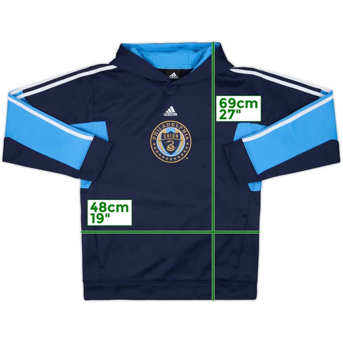 2011 Philadelphia Union adidas Hooded Top - 8/10 - (L)
