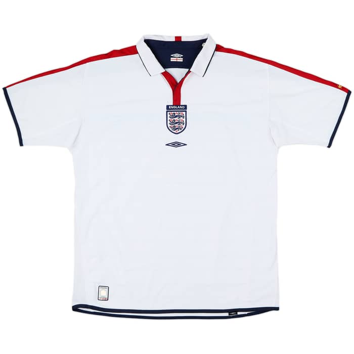 2003-05 England Home Shirt - 5/10 - (XL)