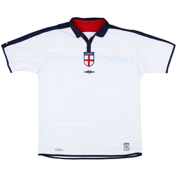 2003-05 England Home Shirt - 5/10 - (XL)