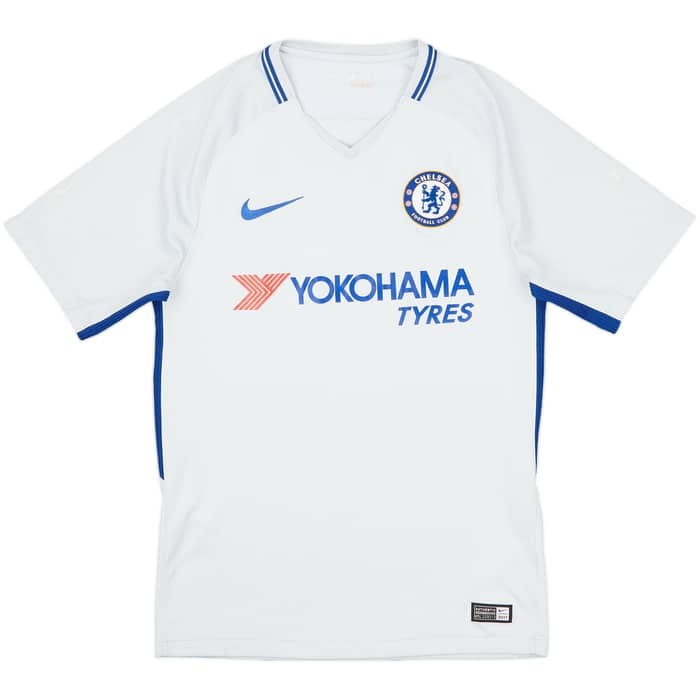 2017-18 Chelsea Away Shirt Marcos A. #3 - 6/10 - (S)