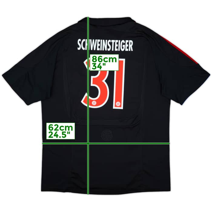 2007-09 Bayern Munich European Shirt Schweinsteiger #31 - 8/10 - (XXL)