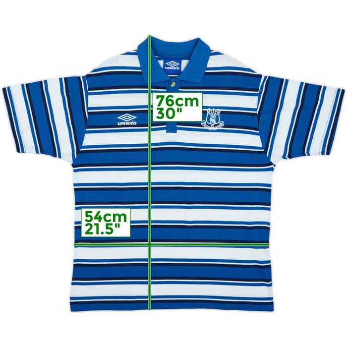 2000-01 Everton Umbro Polo Shirt - 8/10 - (L)