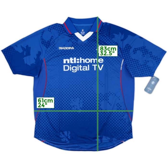 2002-03 Rangers Home Shirt (XL)