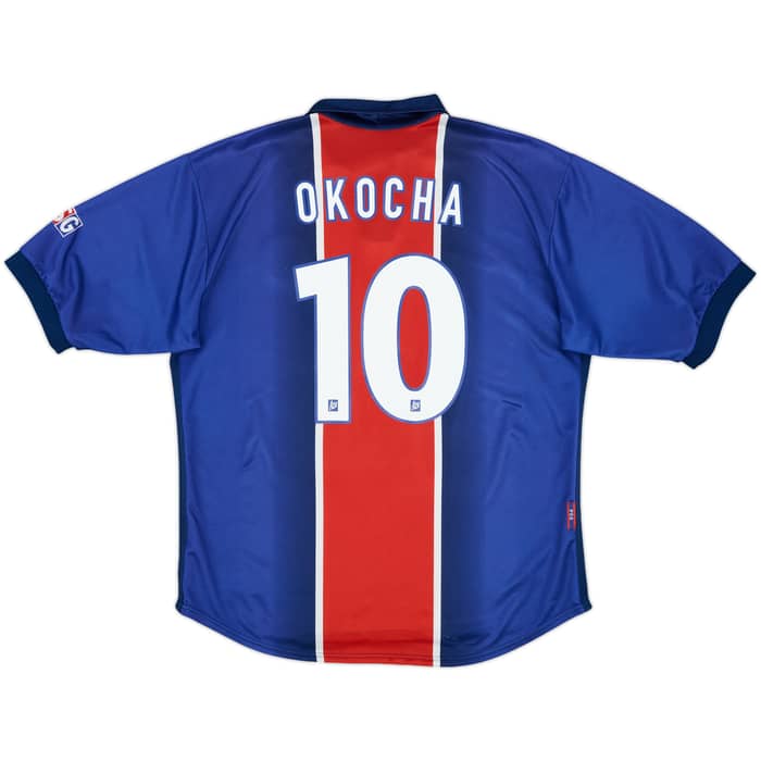 1998-99 Paris Saint-Germain Home Shirt Okocha #10 - 5/10 - (XL)
